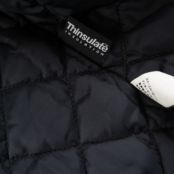 L.L. BEAN blue parka winter Anorak Jacket with Thinsulate size L - Picture 6 of 13